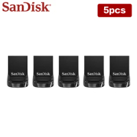 5pcs/lot SanDisk USB Flash Drive 16GB 32GB 64GB 128GB Read Speed Up To 130MB CZ430 USB 3.1 Memory Mini USB pendrive Stick