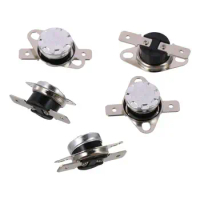 5pcs KSD301 Temperature Switch Durable Normally Closed N.C Adjust Temperature Controller 120°C/248°F Snap Disc Thermostat