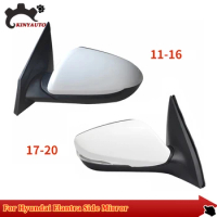 For Hyundai Elantra 11-20 Side External Rearview Rear view Mirror Assy INCL Lens Turn Signal Light Shell Frame Cover Holder