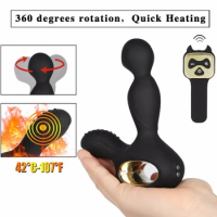 Heating Dildo Anal Vibrator For Men Gay Clitoris Stimulator Anal Wireless Vibrator Dildo Prostate Massage Male Strapon Vibrator
