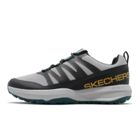 Skechers 戶外鞋 Go Trail Jackrabbit 灰 黑 綠 越野大底 防潑水 男鞋【ACS】