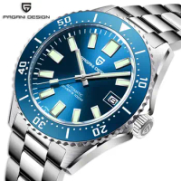 2022 New Pagani Design Men Automatic Mechanical Watch Top Brand Sapphire Stainless Steel Waterproof Business Watch Reloj Hombre