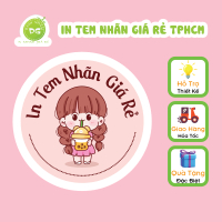 [IN] Ấn Tem Nhãn Giấy Cán Màng Bóng Hoặc Mờ Thiết Kế KT: A3
