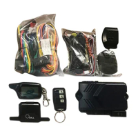 Twage B9 Global Universal LCD 2-Way Car Alarm System with Engine Start Suitable for Stariner Car Alarm