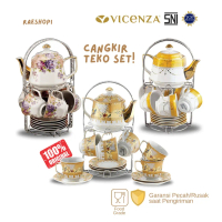 Vicenza Cangkir Set dg Teko C78