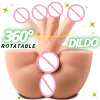 Real Silicone Dildo Man Seхual Half Doll Sex Toys For Couples Women Men Gay Masturbation 3D Male Torso Sexy Ass Realistic Penis