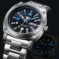 V3.4 Yelang Top Brand Super Titanium Alloy Bezel 44mm 200M PROFESSIONAL WATERPROOF SW220 Automatic Mechanical Diving Watch Reloj