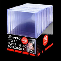 Ultra Pro 3" x 4" Super Thick 260PT Toploaders (10ct)