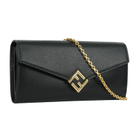 【FENDI】FF Diamonds 防刮小牛皮鍊帶WOC