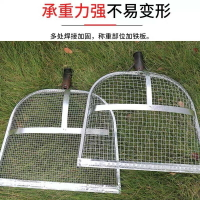 加粗加厚篩網鐵鍬篩子簸箕玉米花生鐵篩土篩沙大棗板栗糧食過濾篩【博野五金】