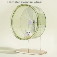 Transparent Acrylic Super Mute Hamster Running Wheel Hamster Exercise Wheel Hamster Toy Hamster Cage Landscaping Supplies