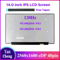 14.0 Laptop LCD Screen NE140QDM-NX1 NE140QDM-NX2 for ASUS ROG Zephyrus G14 GA402RJ GA402RK 2560x1600 120Hz Display Panel 40pins