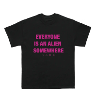 Baju Tshirt Lelaki Everyone is an Alien Somewhere Coldplay Merch by Undercroftmy Baju Oversize Lelak