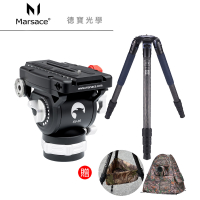 『新品上市』AOKA TKPRO 424C 三號四節碳纖維系統三腳架＋SV-35獵隼油壓雲台 平座版 總代理公司貨