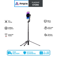 Amgras AiLink V Ultra Balance Stabilizer 360 ° Rotating Face Tracking Multifunctional Tripod Wireles
