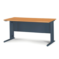 【 IS空間美學】SCD木紋主桌(深灰腳)(多款尺寸)(2023-B-186-5) 辦公桌/職員桌/辦公家具/電腦桌