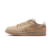 【NIKE 耐吉】休閒鞋 NIKE SB DUNK LOW PRO B Parachute Beige 麂皮駱駝 復古 男女段 HJ0367-200