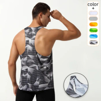 Men Running Vest Compression T-Shirt Training Sport TShirt Sleeveless Weighted Singlet Male Gym Clothing Workout Clothes Jerseys
