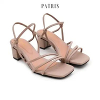 PATRIS Evelyn Sandal Wanita Heels / Hak 5 Cm 37 Taupe
