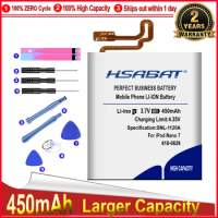 HSABAT 0 Cycle 450mAh 616-0639 Battery for iPod Nano 7 7th Gen High Quality Mobile Phone Replacement Accumulator