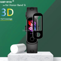 For Honor Band 5i Wrist Smart Bracelet 3D Curved Plating Full Covering Soft PMMA PET Film Screen Protector (Not Tempered Glass)