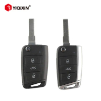 YIQIXIN 3 Button Remote Car Key Shell For Volkswagen VW Golf 7 Seat Skoda Octavia Beetle Jetta Bora Passat Polo HU162T Blade