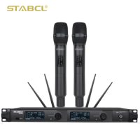 ST-9380S Professional Wireless Microphone 2 channel True Diversity Four Antenna Microphone KTV Performance