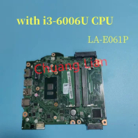 For Acer Aspire ES1-572 15.6”Laptop PC motherboard Intel Core i3-6006U NBGKQ11003 LA-E061P DDR4 Notebook Mainboard