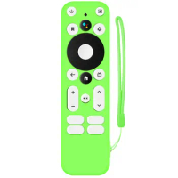 Silicone TV Remote Control Protective Sleeve All-inclusive TV Remote Control Cover Shockproof For Onn. AndroidTV 4k Uhd