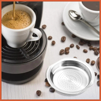 【Hot Sale】Stainless Steel Reusable Coffee Capsule Filter Cup | Compatible with Senseo Machine | Pena