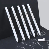 3Pcs Highlighter White Art Painting Pen Creative Design Hook Line Liquid Chalk Paint Markers School Stationery Writing Supplies