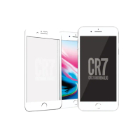 【PanzerGlass】iPhone 6+/6s+/7+/8+ 5.5吋 CR7 2.5D耐衝擊高透鋼化玻璃保護貼(白)
