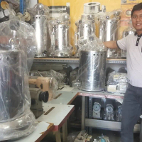 Setrika Uap/ Boiler Laundry Maomoto 15 liter Murah