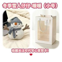 聖誕小雪人新款可愛毛公仔雪人公仔生日禮物玩偶安撫哄睡
