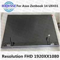 14 Inch Laptop LCD Screen Assembly Full parts For Asus Zenbook 14 UX431FA UX431 UX431F FHD 1920X1080