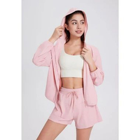 MND - TARINA JACKET AND SHORTPANT - JAKET CELANA PENDEK OLGA ANTI UV S JACKET PINK