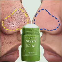Remove Blackhead Original Green Tea Solid Mask Cleansing Stick Mask Facial Dispel Acne Blemish Shrink Pores Korean Skin Care 40g