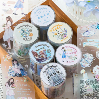 [1 Roll/Pack] Washi Tape Momo's Meaning of Travel Series Sticker Pet