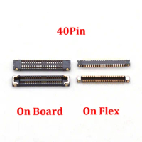 2pcs 40pin LCD Display FPC Connector On Board For Xiaomi POCO Pocophone X3/X3 NFC/X3Pro/X3 Pro Screen Plug On Flex