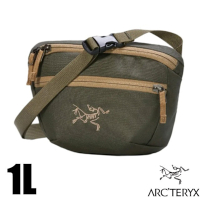 【ARCTERYX 始祖鳥】Mantis 1L 多功能 斜背包(僅165g).腰包.側包.單肩包.側背包_X000009234 龍紋綠/帆布棕