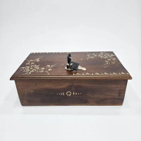 Kotak Box Brankas Kunci Tempat Penyimpanan Uang Perhiasan Kayu Jati