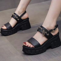 Tq · Blonshe Wedge Sandals untuk wanita dijual kasut tali untuk wanita Heels untuk wanita Heels sandal Flip Flops INS baru SH-1122034/3