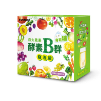 【UHC優良生醫-健喬集團】身可補-百大蔬果酵素B群發泡錠(白葡萄口味20錠/1盒)
