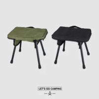 Camping Tactical Folding Stool with Storage Bag Lightweight Pony Stool Portable Outdoor Picnic Fishing Aluminum Chair