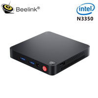 Beelink T4 Pro Mini PC Intel Celeron N3350 2.4GHz Windows 10 Pro Key MINI  PC 4GB+64GB 2.4/5.8