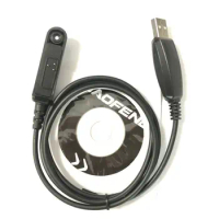 BAOFENG BF-A58 UV-9R USB Programming Cable with CD Driver waterproof BAOFENG UV-XR UV-9R plus BF A58 Walkie Talkie