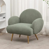 Accent Chair for Bedroom Comfy, Boucle Sherpa Chair, Living Accent Chair