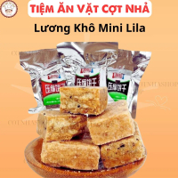 Bịch 500gr Mix vị lương khô mini lila thượng hải đủ màu đủ vị, lương khô nén tiện lợi thơm ngon, đồ