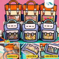 Cartoon School Bag Shape Candy Bags Cookie Bag Party Gift Bag Children Kids Birthday Party Snack Fav