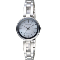 CITIZEN 星辰錶 現代風格光動能腕錶(EM0631-83D)-28mm-白面鋼帶【刷卡回饋 分期0利率】【跨店APP下單最高20%點數回饋】
